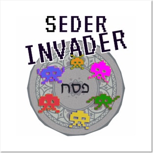 Seder Invader Posters and Art